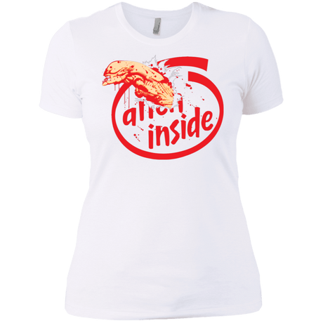 T-Shirts White / X-Small Alien Inside Women's Premium T-Shirt
