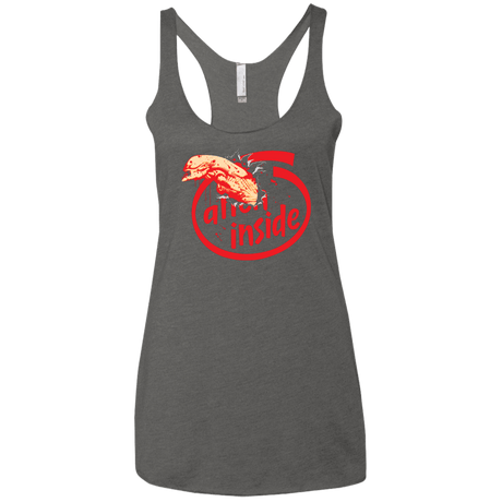 T-Shirts Premium Heather / X-Small Alien Inside Women's Triblend Racerback Tank