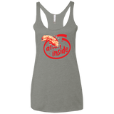 T-Shirts Venetian Grey / X-Small Alien Inside Women's Triblend Racerback Tank