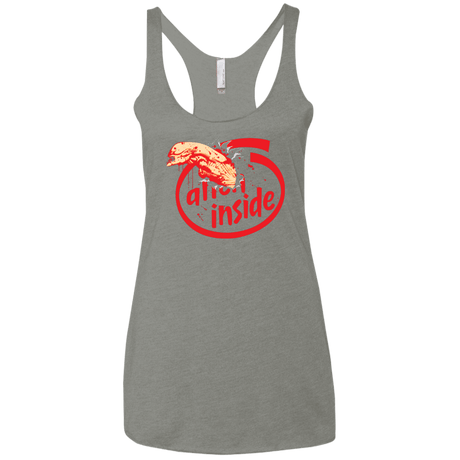 T-Shirts Venetian Grey / X-Small Alien Inside Women's Triblend Racerback Tank