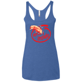 T-Shirts Vintage Royal / X-Small Alien Inside Women's Triblend Racerback Tank