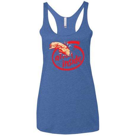 T-Shirts Vintage Royal / X-Small Alien Inside Women's Triblend Racerback Tank
