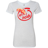 T-Shirts Heather White / S Alien Inside Women's Triblend T-Shirt