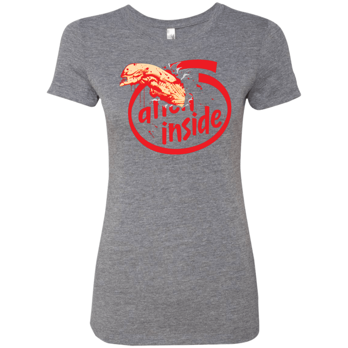 T-Shirts Premium Heather / S Alien Inside Women's Triblend T-Shirt