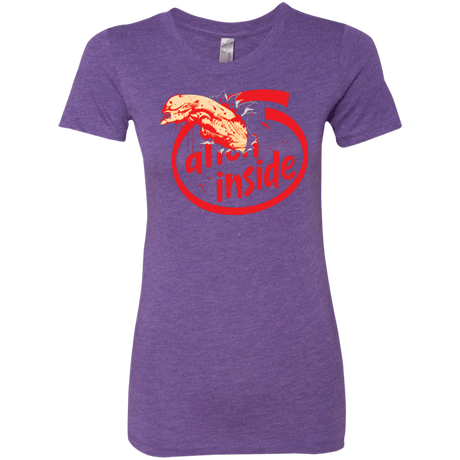 T-Shirts Purple Rush / S Alien Inside Women's Triblend T-Shirt