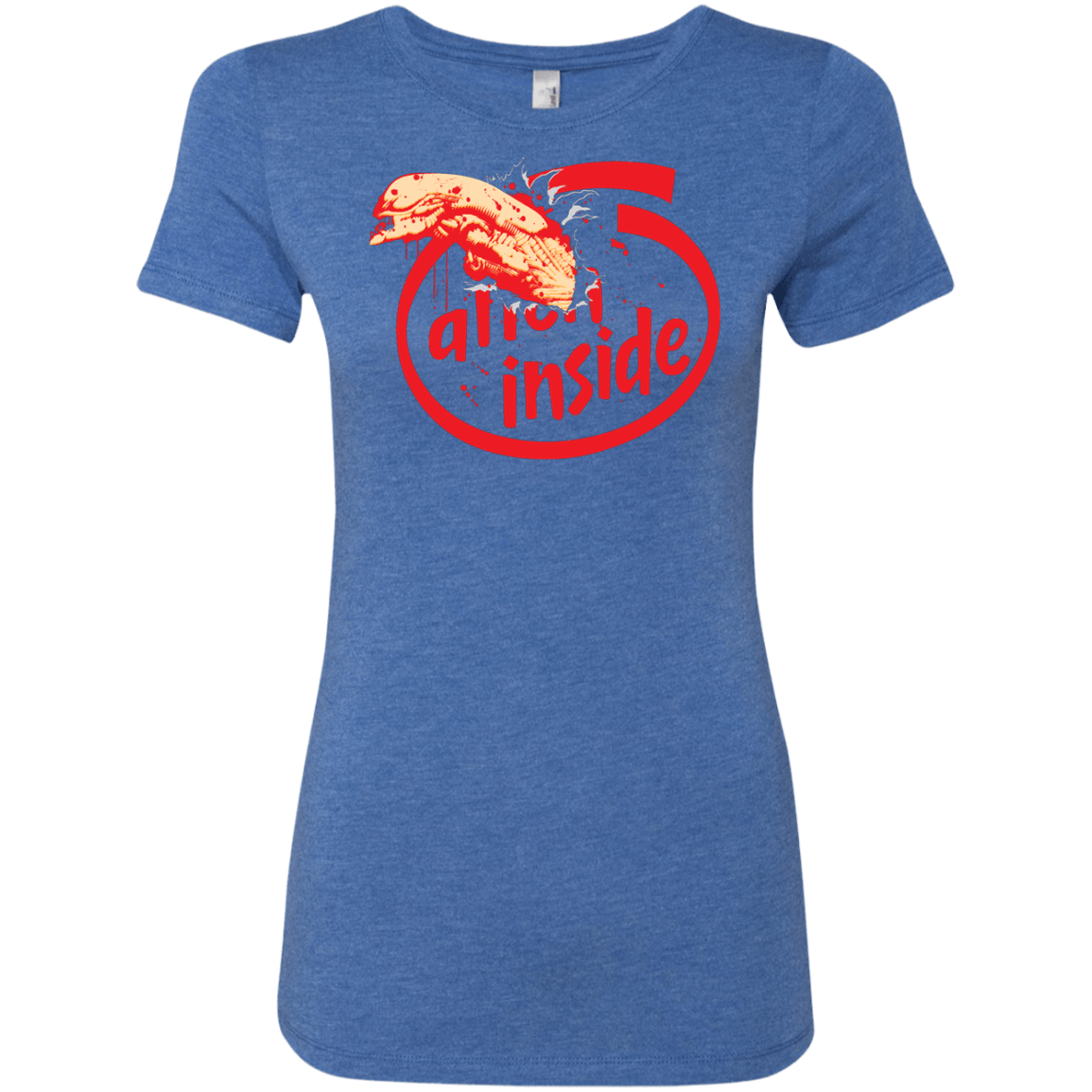 T-Shirts Vintage Royal / S Alien Inside Women's Triblend T-Shirt