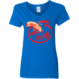 T-Shirts Royal / S Alien Inside Women's V-Neck T-Shirt