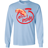 T-Shirts Light Blue / YS Alien Inside Youth Long Sleeve T-Shirt
