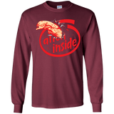 T-Shirts Maroon / YS Alien Inside Youth Long Sleeve T-Shirt