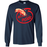 T-Shirts Navy / YS Alien Inside Youth Long Sleeve T-Shirt