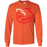 T-Shirts Orange / YS Alien Inside Youth Long Sleeve T-Shirt