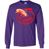 T-Shirts Purple / YS Alien Inside Youth Long Sleeve T-Shirt
