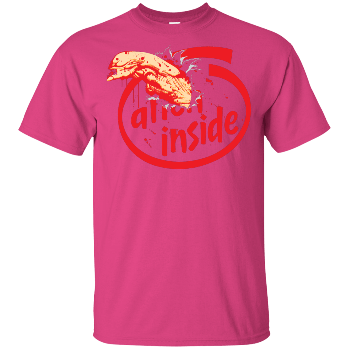 T-Shirts Heliconia / YXS Alien Inside Youth T-Shirt