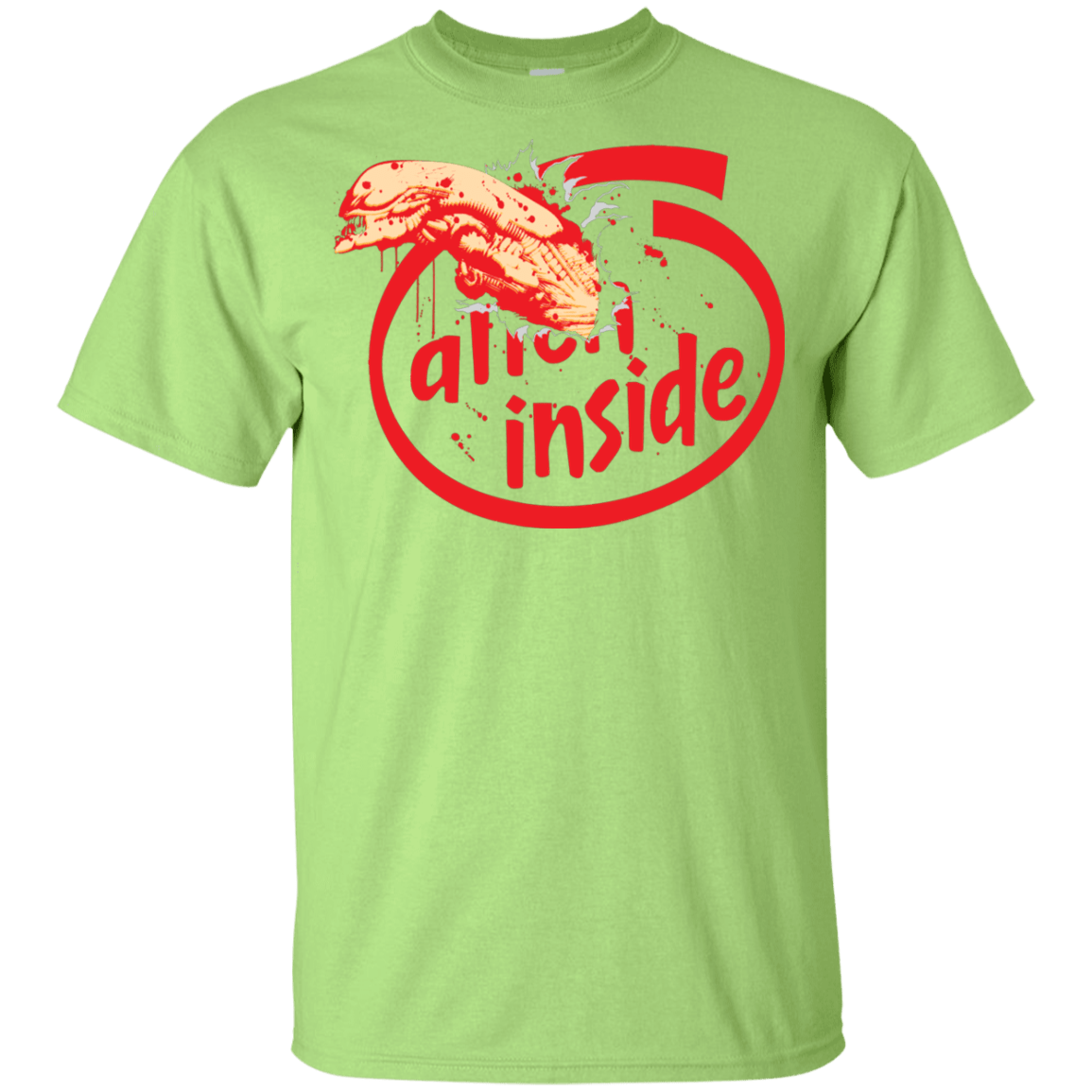 T-Shirts Mint Green / YXS Alien Inside Youth T-Shirt