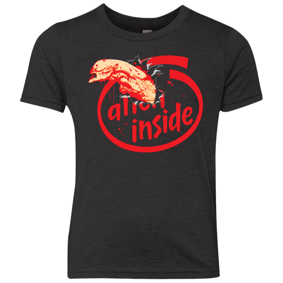 T-Shirts Vintage Black / YXS Alien Inside Youth Triblend T-Shirt