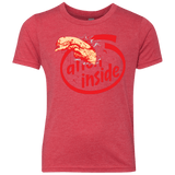 T-Shirts Vintage Red / YXS Alien Inside Youth Triblend T-Shirt