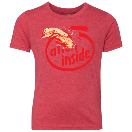 T-Shirts Vintage Red / YXS Alien Inside Youth Triblend T-Shirt