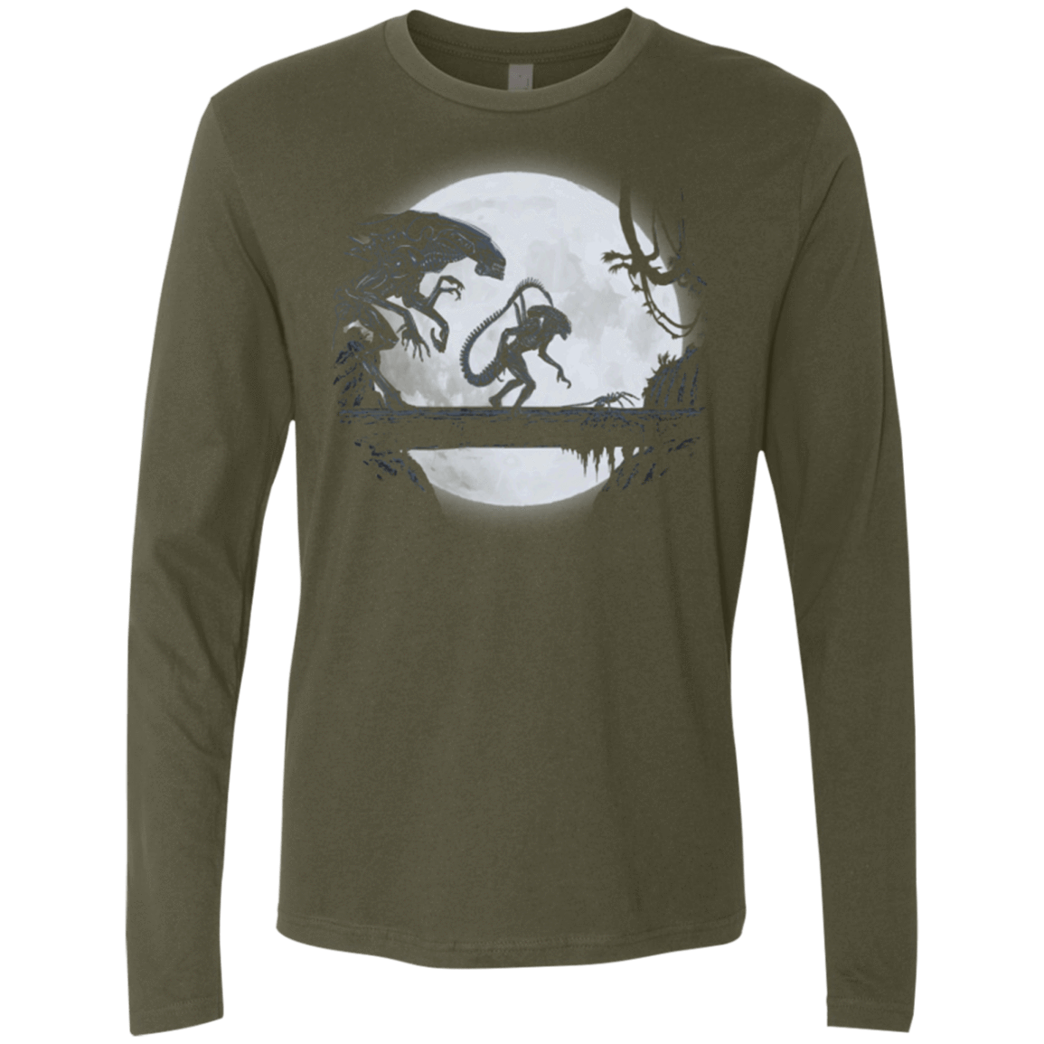 T-Shirts Military Green / Small Alien Matata Men's Premium Long Sleeve