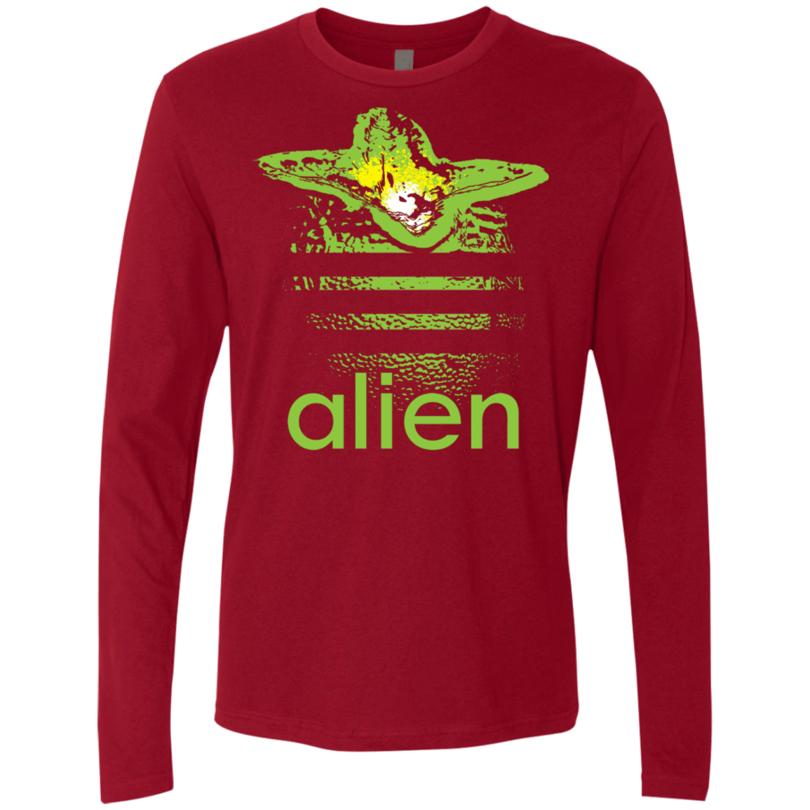 T-Shirts Cardinal / S Alien Men's Premium Long Sleeve