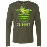 T-Shirts Military Green / S Alien Men's Premium Long Sleeve