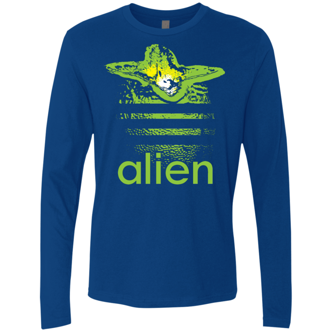 T-Shirts Royal / S Alien Men's Premium Long Sleeve