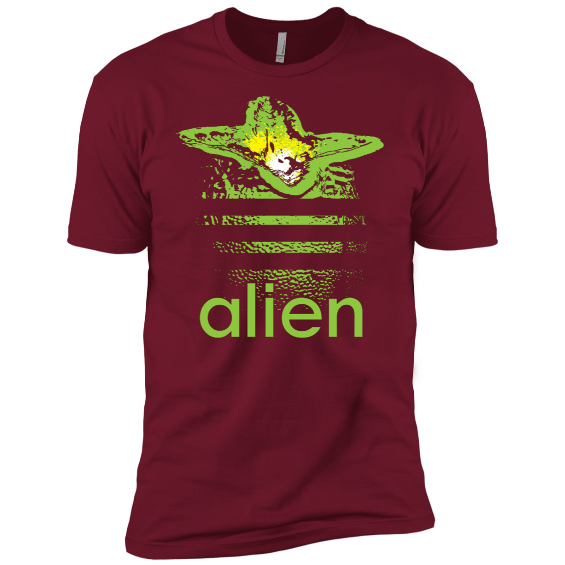 T-Shirts Cardinal / X-Small Alien Men's Premium T-Shirt