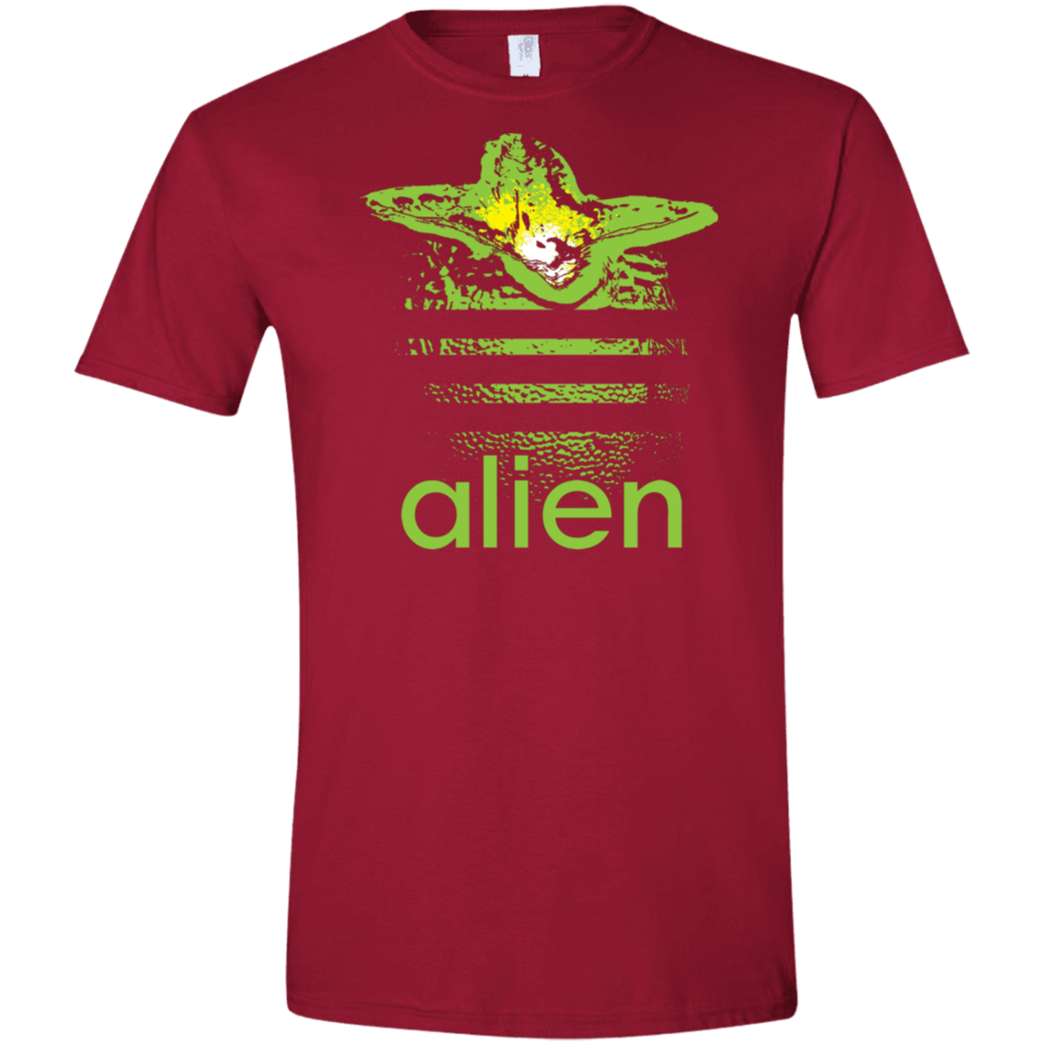 T-Shirts Cardinal Red / S Alien Men's Semi-Fitted Softstyle