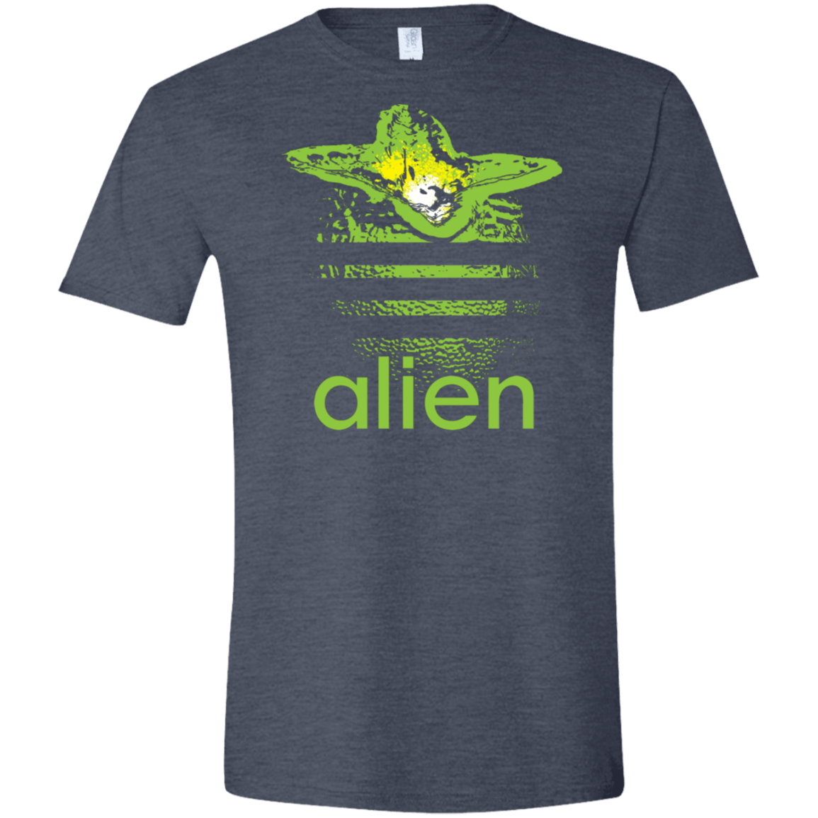 T-Shirts Heather Navy / S Alien Men's Semi-Fitted Softstyle