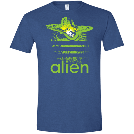 T-Shirts Heather Royal / X-Small Alien Men's Semi-Fitted Softstyle