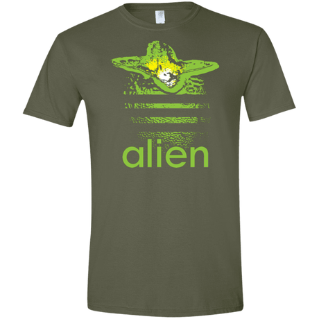 T-Shirts Military Green / S Alien Men's Semi-Fitted Softstyle