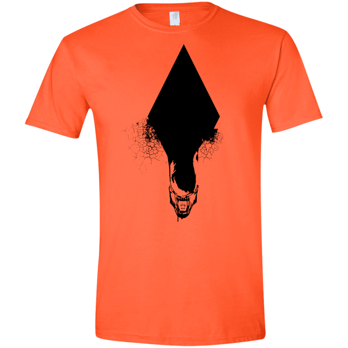 T-Shirts Orange / S Alien Men's Semi-Fitted Softstyle
