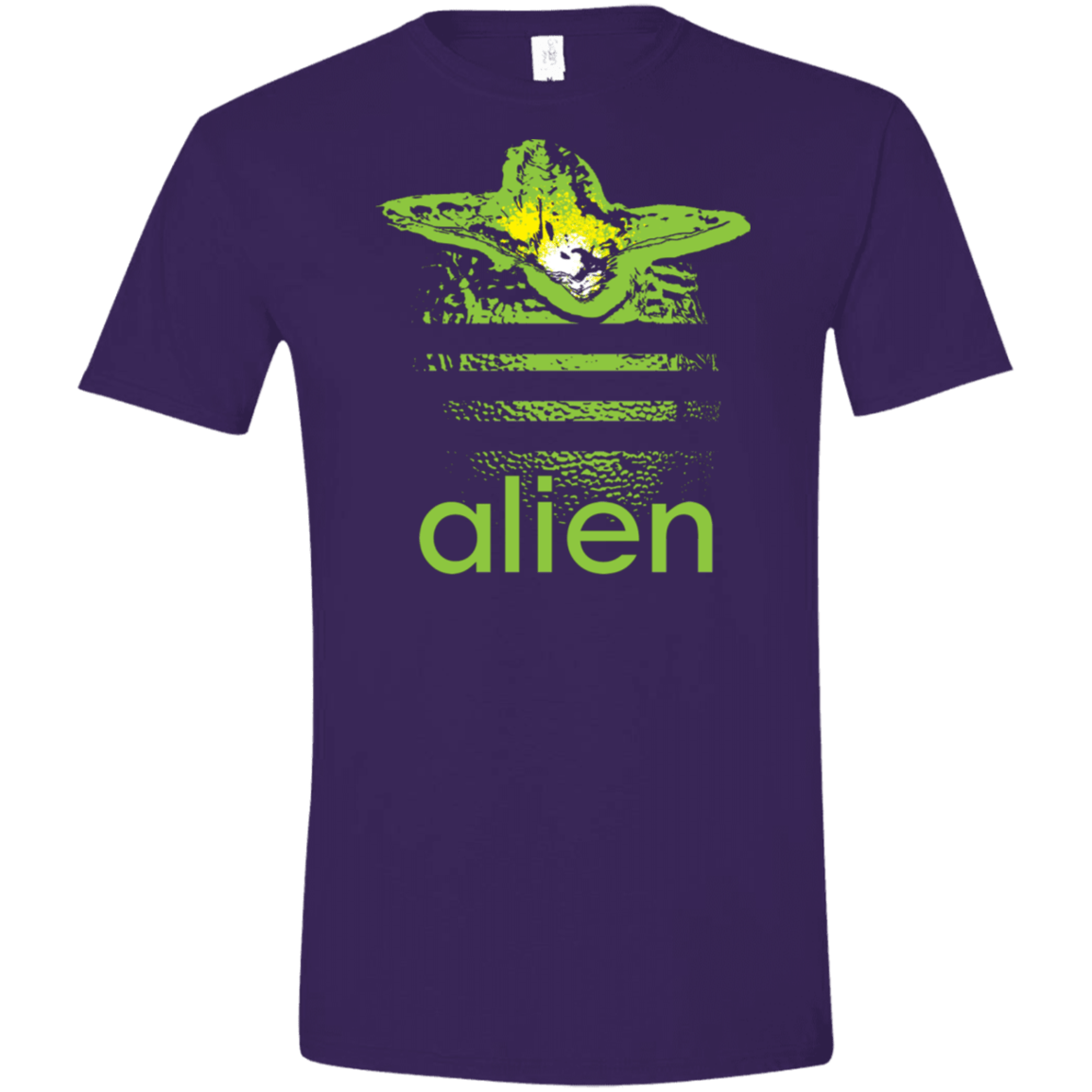 T-Shirts Purple / S Alien Men's Semi-Fitted Softstyle