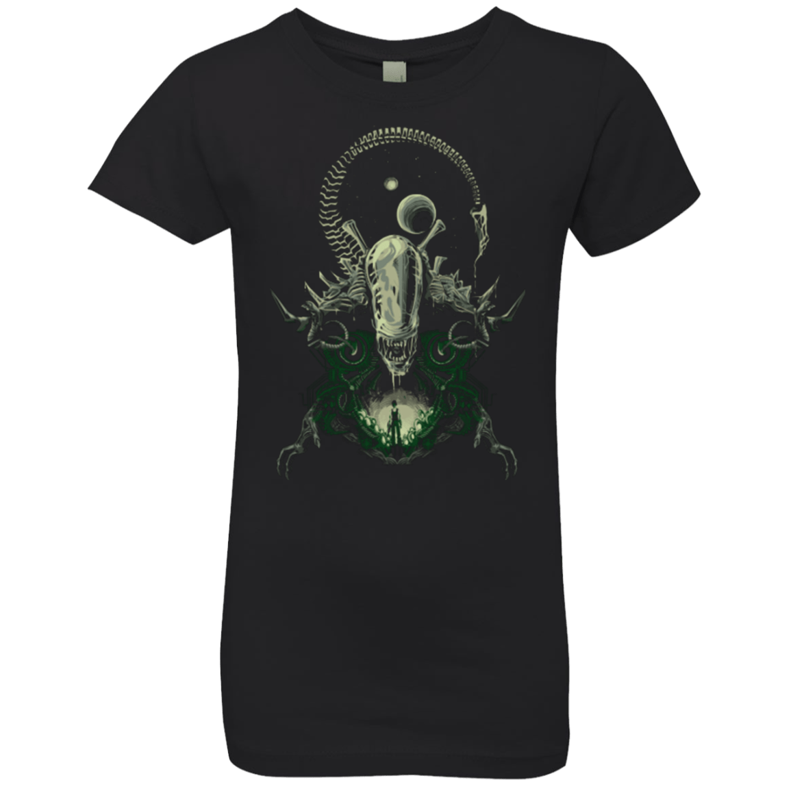 T-Shirts Black / YXS Alien Nightmare Girls Premium T-Shirt