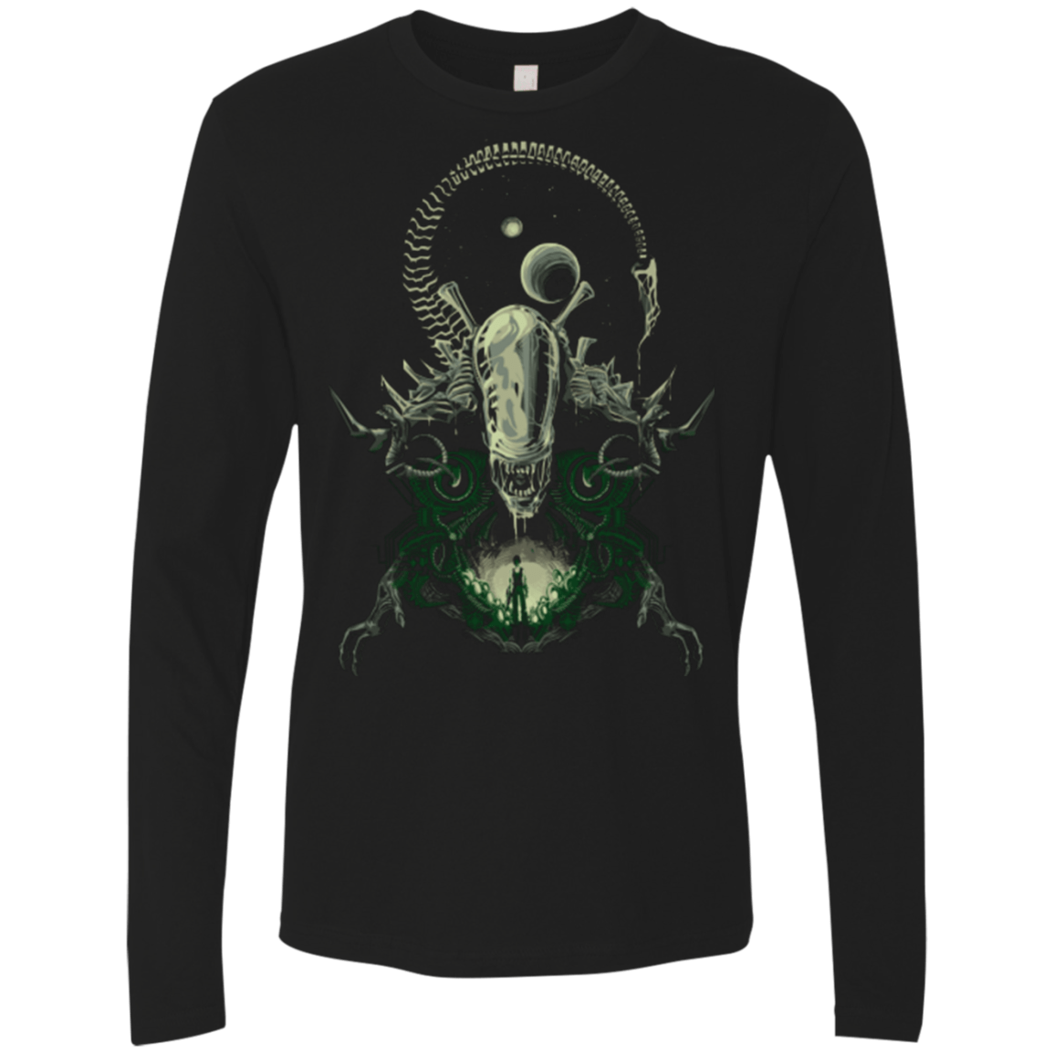 T-Shirts Black / Small Alien Nightmare Men's Premium Long Sleeve