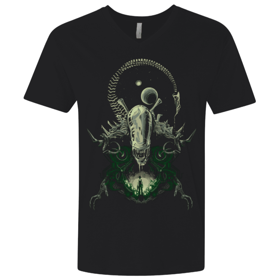 T-Shirts Black / X-Small Alien Nightmare Men's Premium V-Neck