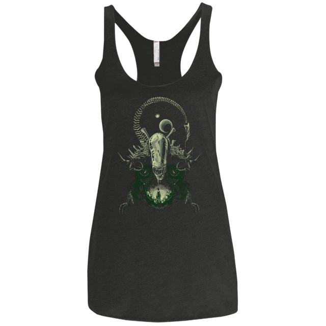 T-Shirts Vintage Black / X-Small Alien Nightmare Women's Triblend Racerback Tank