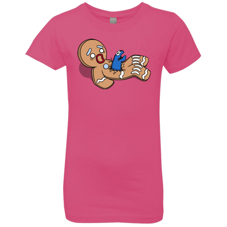 T-Shirts Hot Pink / YXS Alien Nom Nom Girls Premium T-Shirt