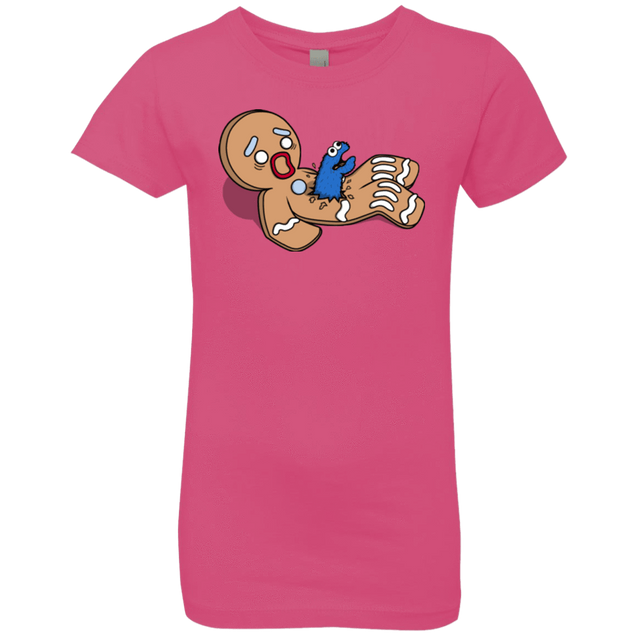 T-Shirts Hot Pink / YXS Alien Nom Nom Girls Premium T-Shirt