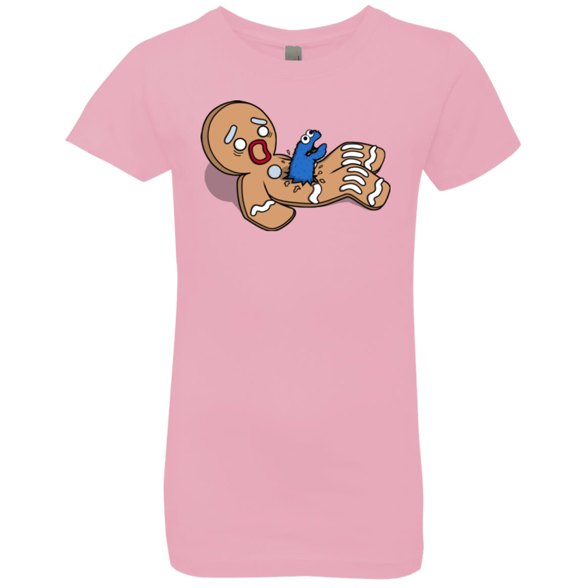 T-Shirts Light Pink / YXS Alien Nom Nom Girls Premium T-Shirt