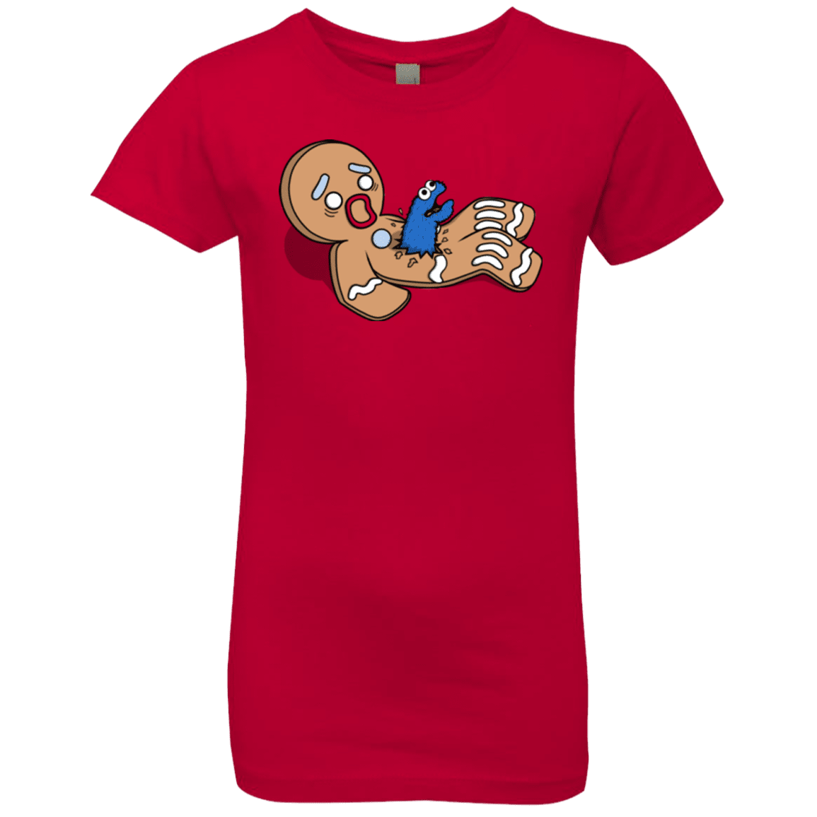 T-Shirts Red / YXS Alien Nom Nom Girls Premium T-Shirt