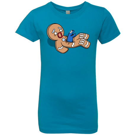 T-Shirts Turquoise / YXS Alien Nom Nom Girls Premium T-Shirt
