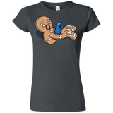 T-Shirts Charcoal / S Alien Nom Nom Junior Slimmer-Fit T-Shirt