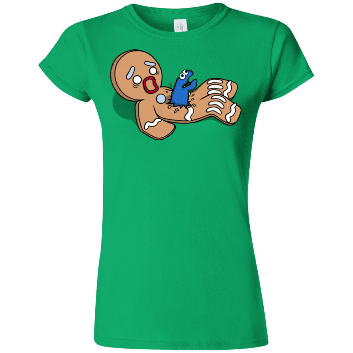 T-Shirts Irish Green / S Alien Nom Nom Junior Slimmer-Fit T-Shirt