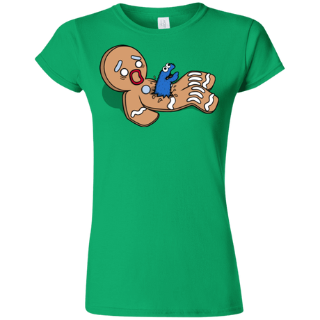 T-Shirts Irish Green / S Alien Nom Nom Junior Slimmer-Fit T-Shirt