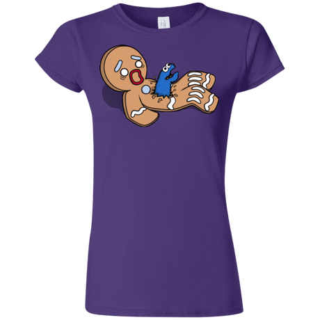 T-Shirts Purple / S Alien Nom Nom Junior Slimmer-Fit T-Shirt