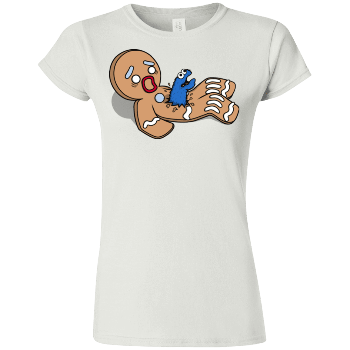 T-Shirts White / S Alien Nom Nom Junior Slimmer-Fit T-Shirt