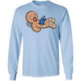 T-Shirts Light Blue / S Alien Nom Nom Men's Long Sleeve T-Shirt