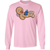 T-Shirts Light Pink / S Alien Nom Nom Men's Long Sleeve T-Shirt