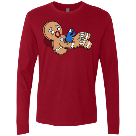 T-Shirts Cardinal / S Alien Nom Nom Men's Premium Long Sleeve