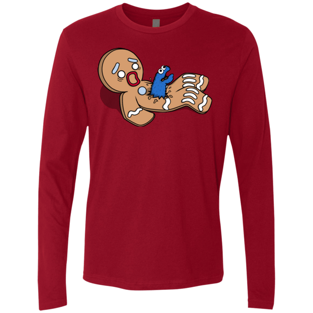 T-Shirts Cardinal / S Alien Nom Nom Men's Premium Long Sleeve
